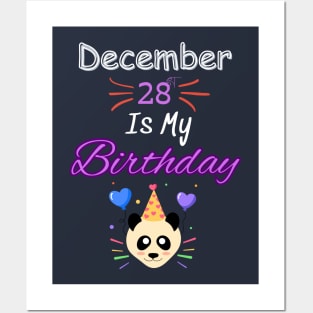 december 28 st is my birthday Posters and Art